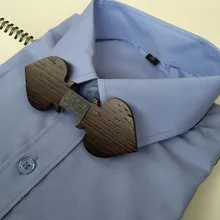 Лучшее качество Новое поступление мужчин древесины галстук-бабочка Matts треугольник плед форма джентльмен галстук-бабочка