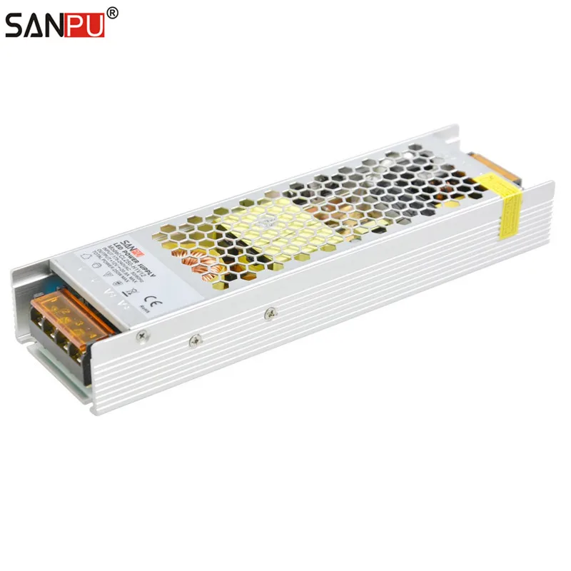 SANPU 250 W импульсный источник питания поставки единиц 12 V 20 A Светодиодный драйвер AC/DC Трансформаторы освещения для светодиоды для помещения полосы - Цвет: with SANPU Logo