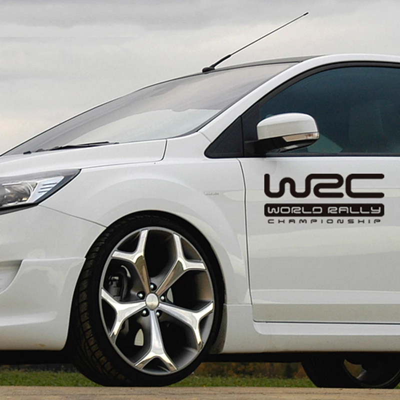 

Car Sticker and Decals WRC FIR WORLD RALLY Championship Decal Personalized Styling Car Accessories Auto Door Sticker