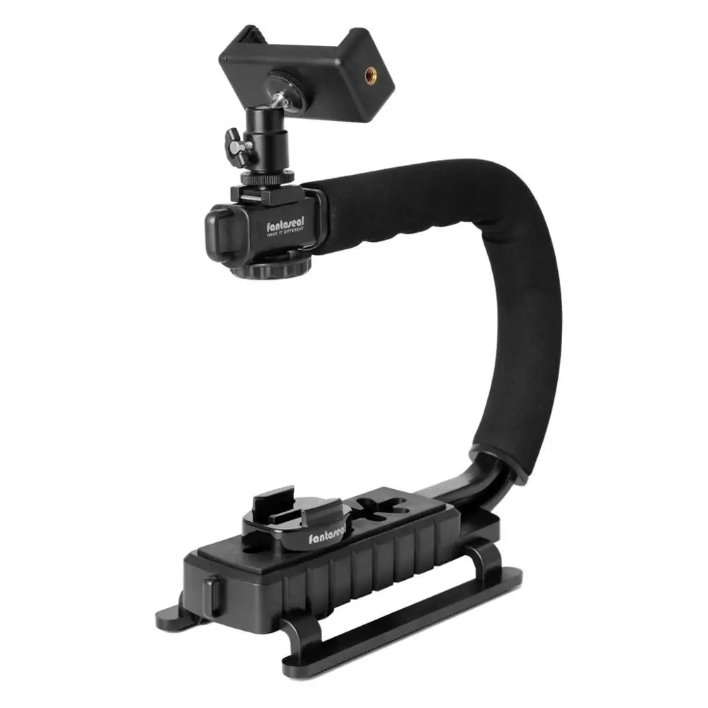 Стабилизатор U-grip c-образный ручной держатель камеры Steadycam Кронштейн ручной установки для Gopro Hero 7 6 5 4 3+ sony Action Cam - Цвет: C-shaped Stabilizer