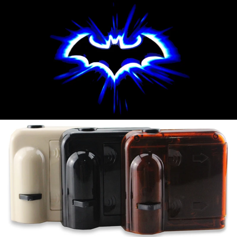 

2X Wireless LED Car Door Welcome Light Laser Car Door Shadow Projector Logo Batman Car Welcome Door Lamps for All Car