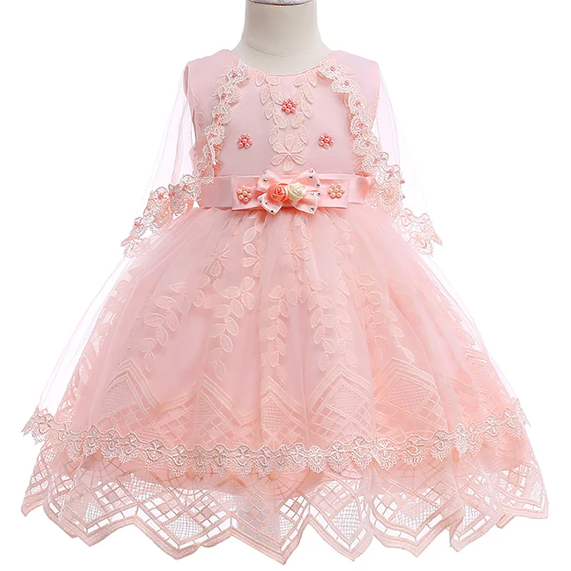 

Kids Girls Ball Gown Gauze Dress Sleeveless Lace Flower Evening Wedding Party Dresses with Cape AN88