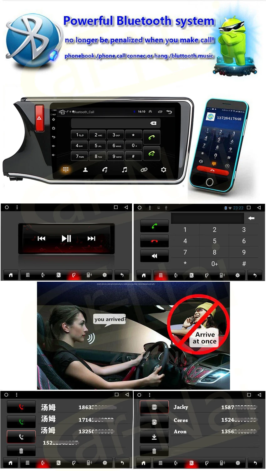 Discount Android 8.1 Car GPS Navigation For Honda City Greiz Gienia 2015-2018 Support Stereo Audio Radio Video Bluetooth 4