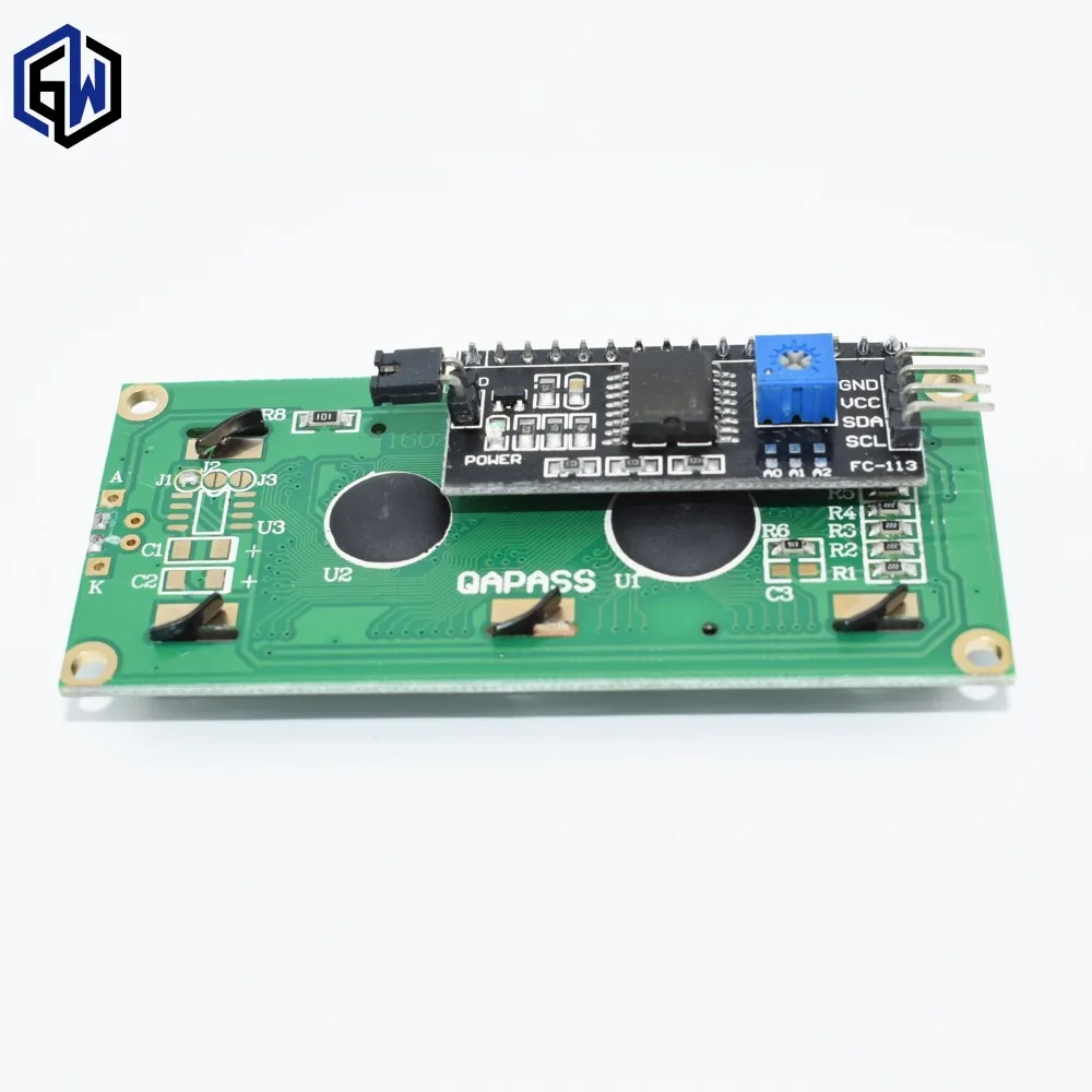 TENSTAR ROBOT LCD1602 I2C LCD 1602 module Blue screen IIC I2C for arduino LCD1602 Adapter plate