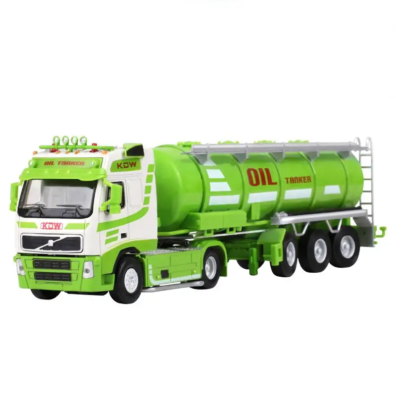 

kids toys for children kaidiwei 1:50 scale model car diecast car model blaze car toy oil tank truck 625028