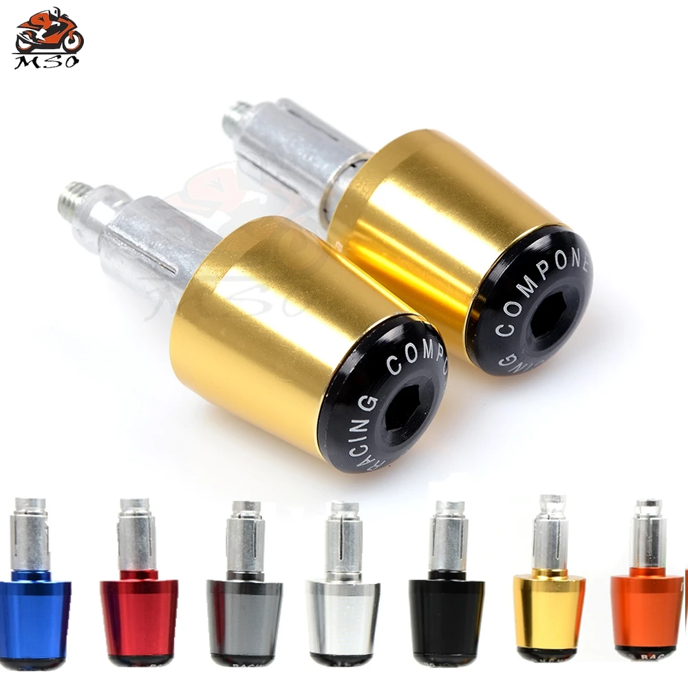 Универсальный 7/8 ''22 мм мотоцикла и велосипеда заканчивается ручка Шапки для Honda CBR 600F 600RR 900RR 929RR 1000RR 954RR VF750S VFR750