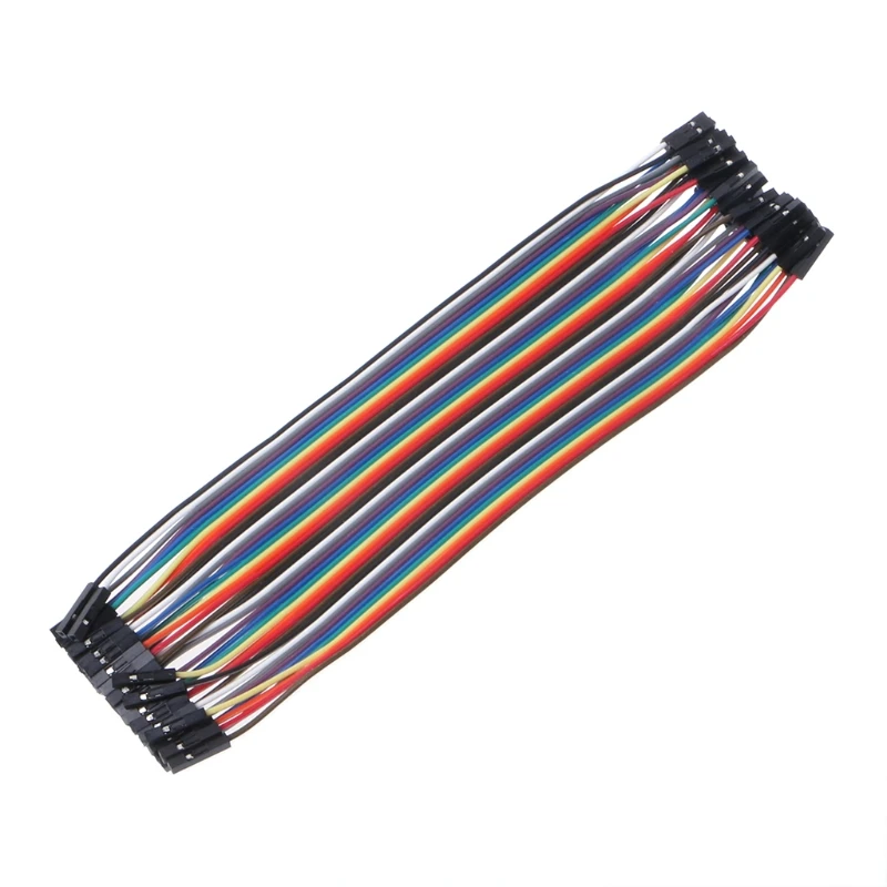 

40Pcs Cables M-F/M-M/F-F Jumper Breadboard Wire Colorful GPIO Ribbon for DIY Kit