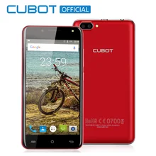 Радуга 2 5.0 Дюймов HD Android 7.0 Смартфон CUBOT MTK6580A Quad Core Cell Phone 1 ГБ RAM 16 ГБ ROM Задняя Две Камеры Мобильного Телефона