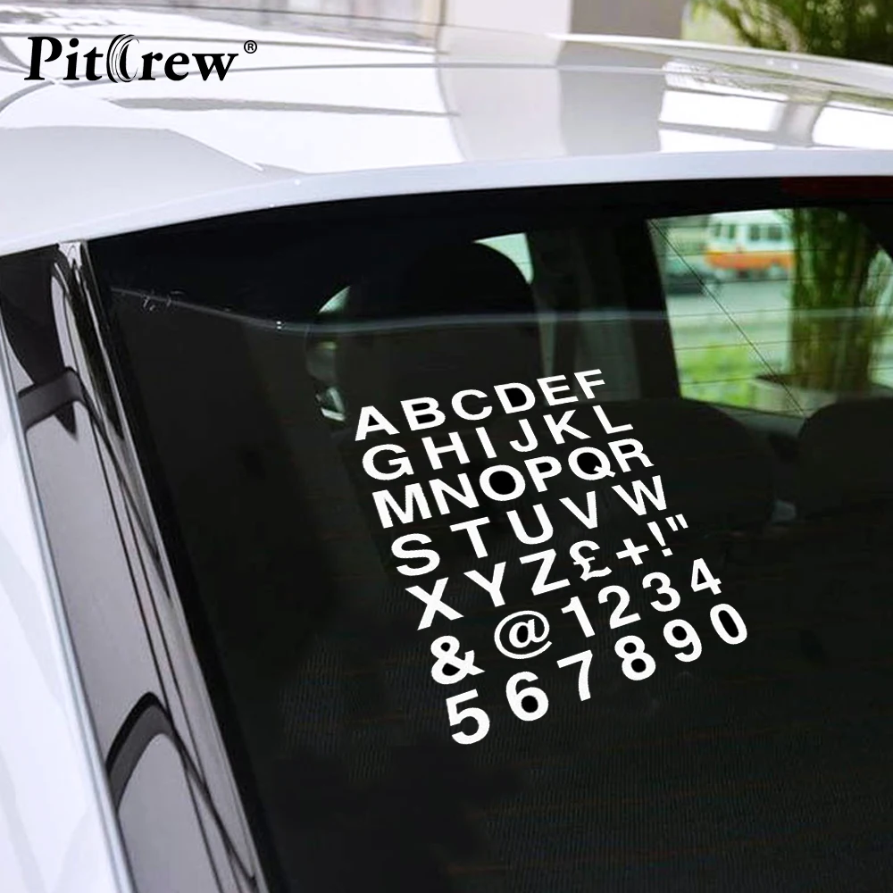 1PC High Quality 16.2*23cm ALPHABET LETTERS & NUMBERS Personalized