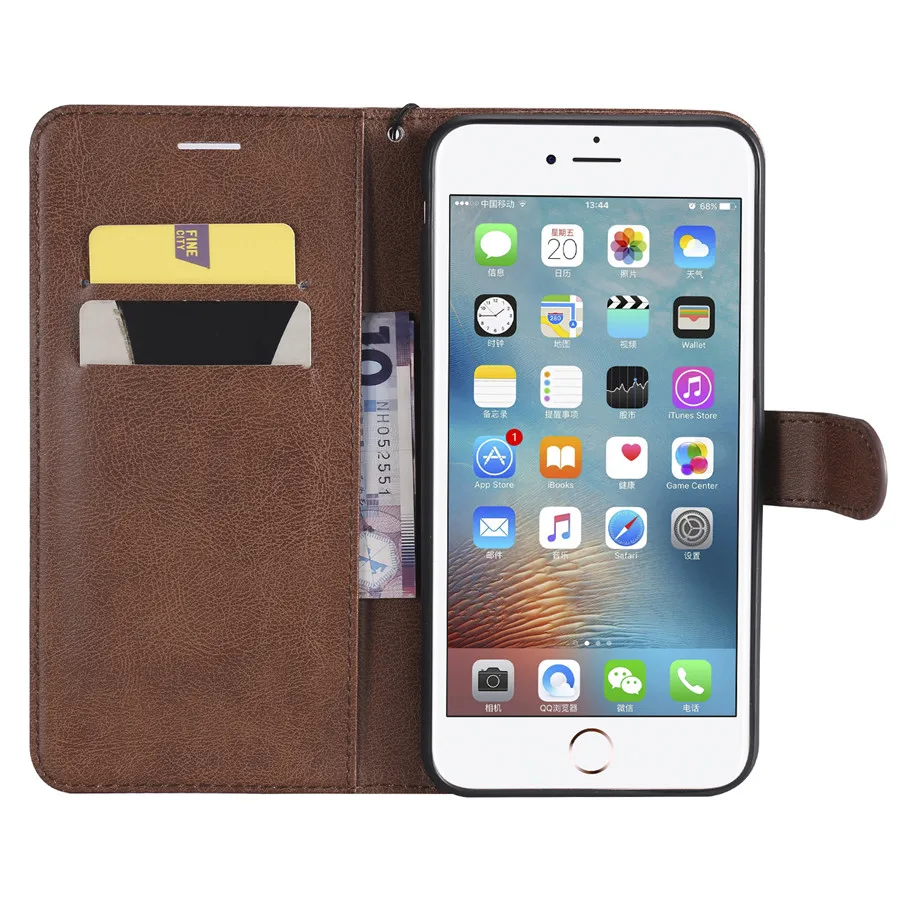 Luxury Magnetic Wallet PU Leather Case for iPhone 9 Plus 8 7 6S Plus 5S SE Card Holder Flip Stand Phone Protective Cover Fundas (56)