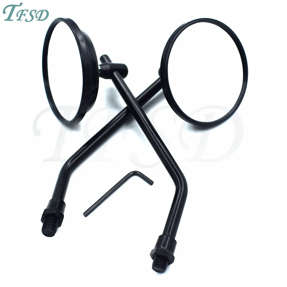 

Universal 10 mm motorcycle rearview mirror scooter bicycle motorbike side mirror for Honda Suzuki Kawasaki Yamaha Ducati Triumph