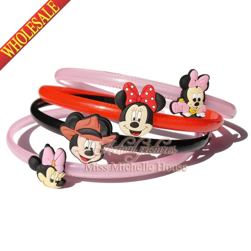 

4pcs Mickey Minnie Headband Hair Bands for Girls Women Headwear Hair Accessories hair jewelry Decor Fashion Girls Kid Party Gift