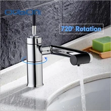 OUBONI Neue Bassin Deck Montiert für Küche Bad Wasserhahn Swivel 360 Messing Hot & Kaltwasser Torneiras Cozinha Mischbatterie wasserhahn