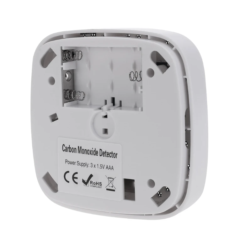 Carbon Monoxide Alarm Detector With Digital Display And Voice Alarm Function