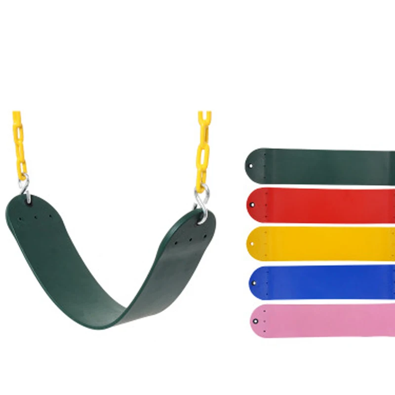 

Kindergarten Swing Board Single Children Outdoor Chair EVA Swing Outdoor Safety Rocking Seat Patio outdoor Tree Swing Garden