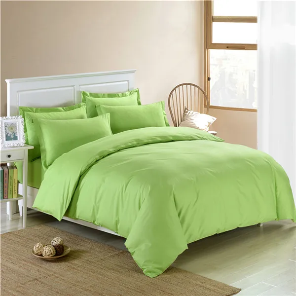 European style dark green color bedding sets 4/3PC Embroidery bed set double queen king size