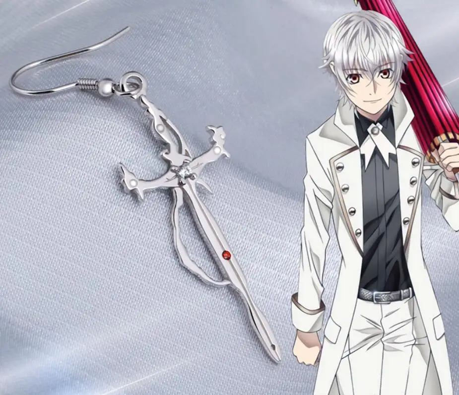 

K Isana Yashiro Eardrop Ear Earrings 925 Silver Embossment Cos Gift