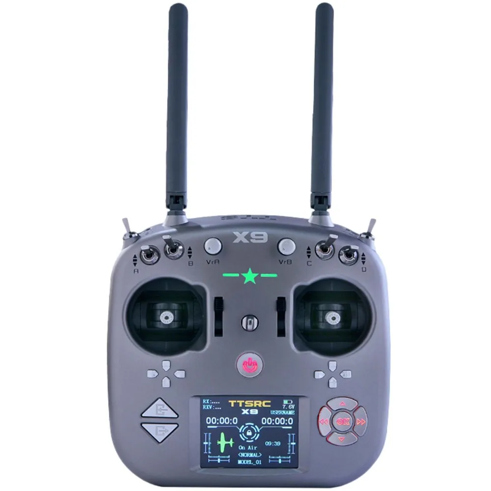 TTSRC X9 дистанционное управление 2 4G 9CH приемник передатчика R9D для