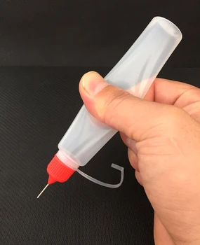 

Colorful Needle Bottles 500pcs 30ml 60ml Plastic Dropper Bottles Long Pen Style With Metal Tips Empty Bottle For Cig Liquid