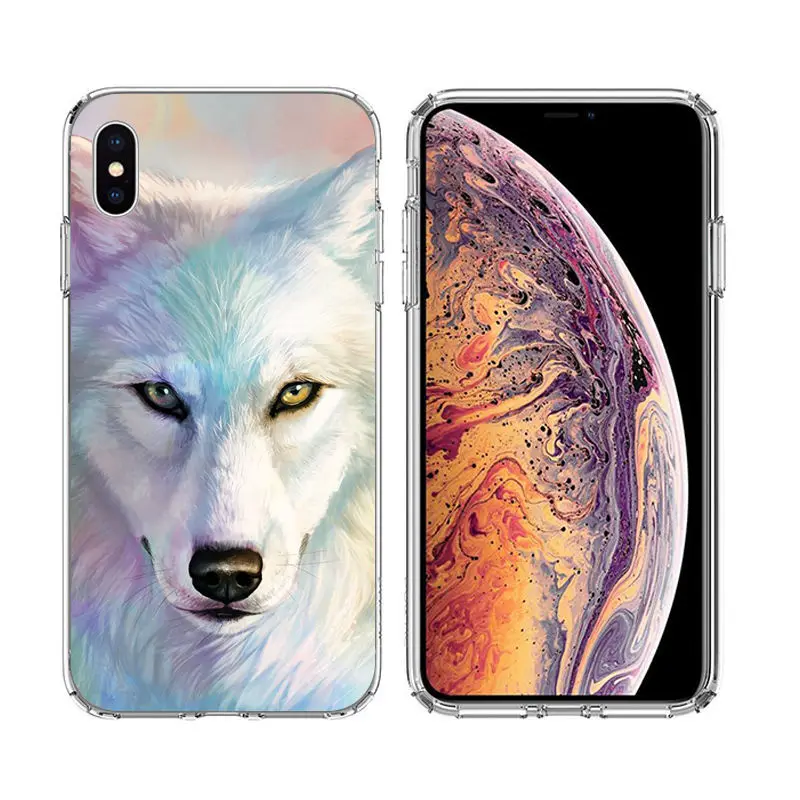 FOR iPhone X case Painting Silicon Cover FOR Iphone XS Max Soft Clear Protective TPU Back Cover FOR 4 4S 5 5S 6 6s7 8 Plus XR (1)