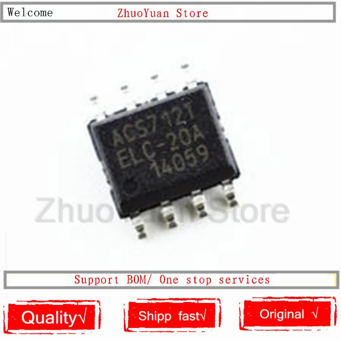 10 шт./лот новая Оригинальная Женская фотолампа ACS712T ACS712 SOP 8 IC chip|Голосовые модули