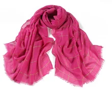 Classic Cotton Plaid Checked Print Red Scarf Large Soft Women Scarves Tassles Big Tartan Delicate Fashion Wrap Shawls