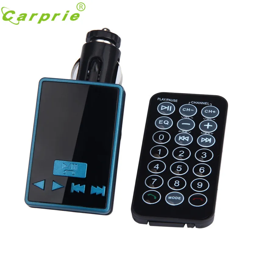 carprie car styling wireless and hands free sd usb lcd christmas fm transmitter