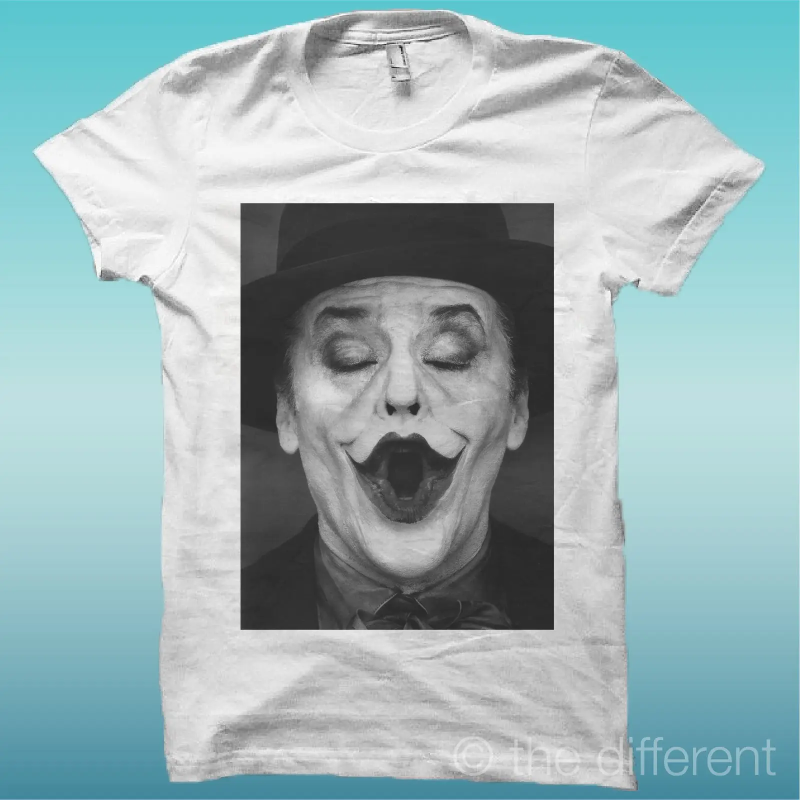 

T-SHIRT " JOKER JACK NICHOLSON " WHITE THE HAPPINESS IS HAVE MY T-SHIRT NEW