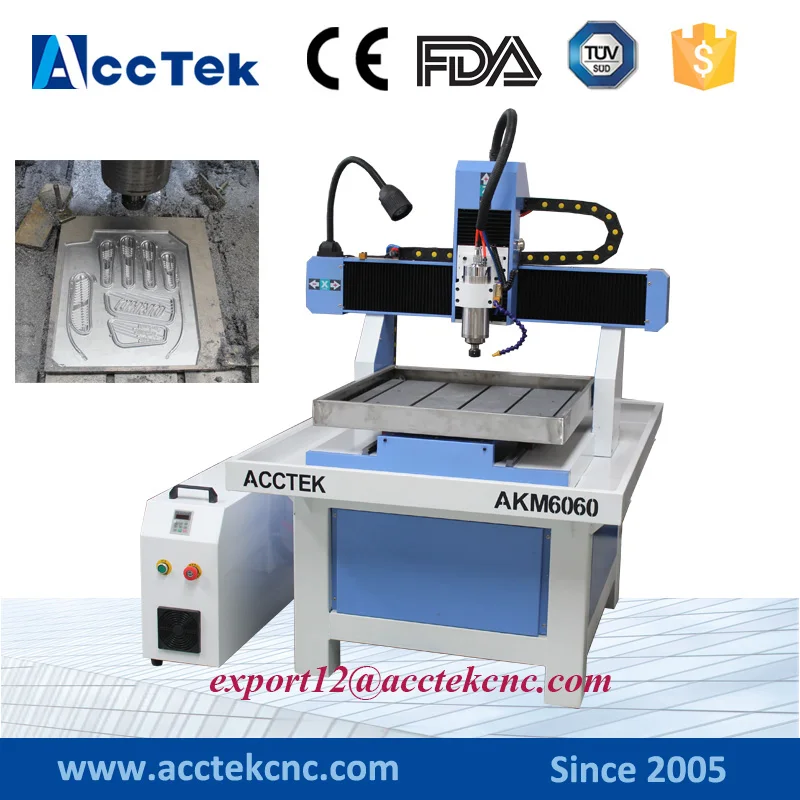 

2.2kw cnc milling machine metal engraving machine cnc moulding machine 6060 for copper brass aluminum