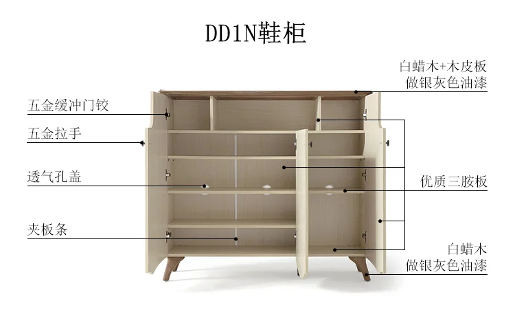 Луи модные шкафы для обуви нордический ковчег контрактный современный Vestibule большой емкости маленькая семейная мебель