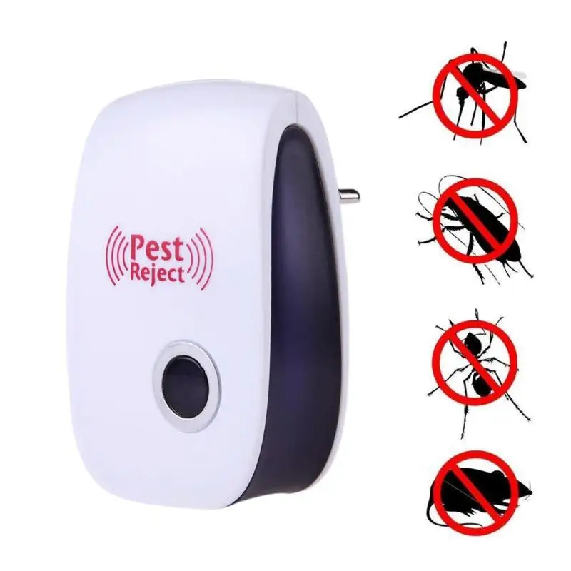 

Electronic Ultrasonic Pest Repellers Anti Mosquito Killer Repeller Insect Repeller Rat Mouse Cockroach Pest Control Bug 35