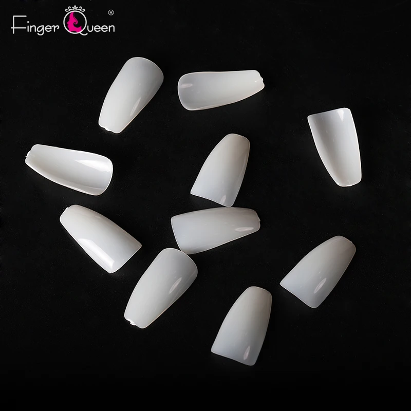 

Fingerqueen Eagle claw type Fashion 11 Size Nail Tips 110pcs per box Natural color Excellent ABS material High tenacity FQ001