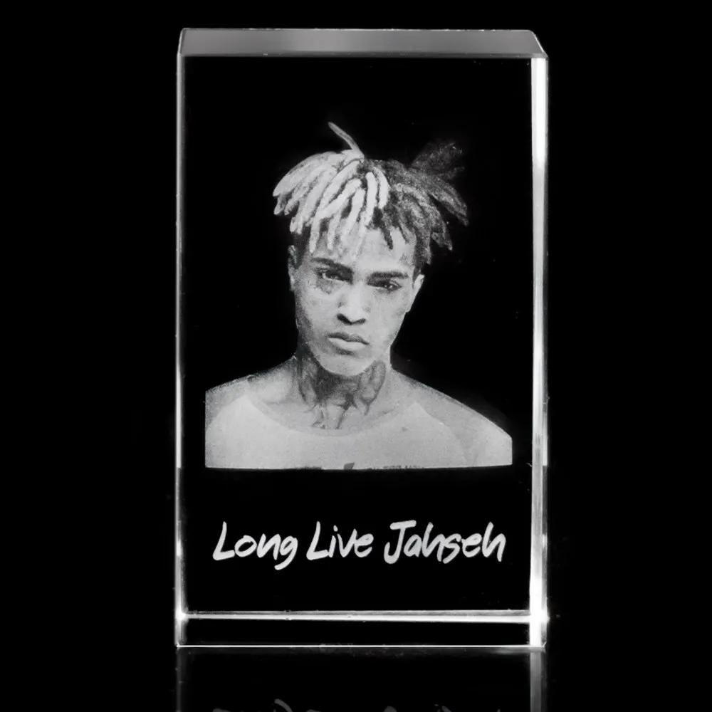 3D лазерный гравированный хрустальный куб эксклюзивный длинный Live Jahseh фигурки