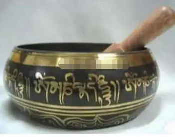 

YM 305 6" One pair Unusual 7*16cm Tibetan HIMALAYAN hand hammered CHAKRA MEDITATION Buddhism Singing Bowl