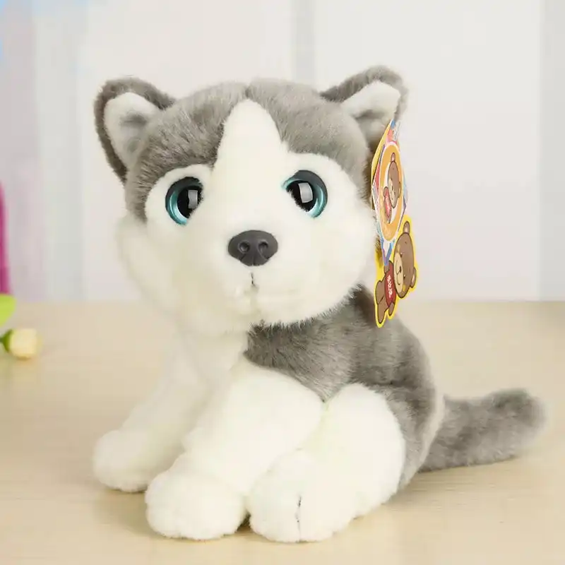 peluche lobo siberiano