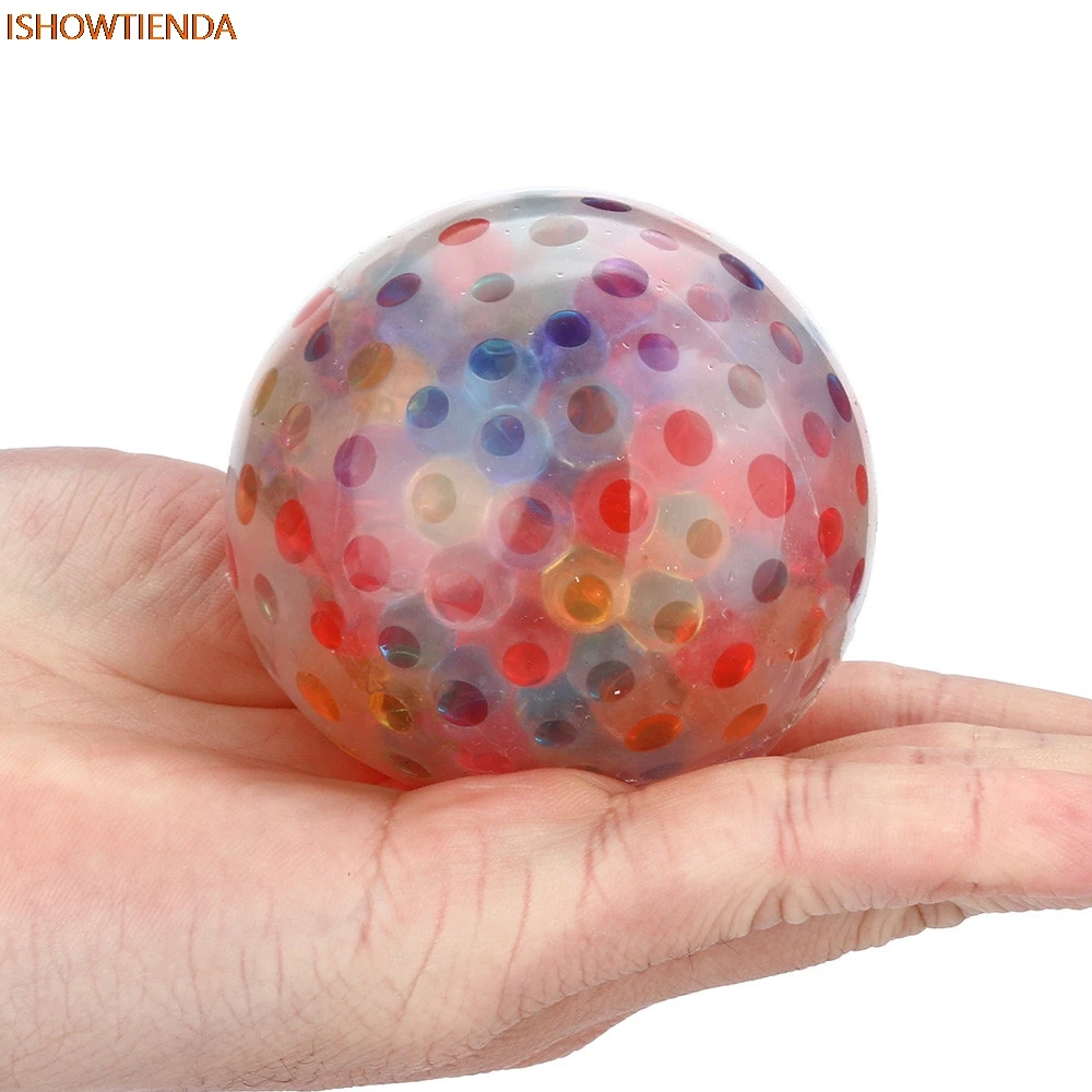 

Spongy Rainbow Ball Toy Squeezable Stress Squishy Toy Stress Relief Ball For Fun Stress Relief Squishy Drop Shipping