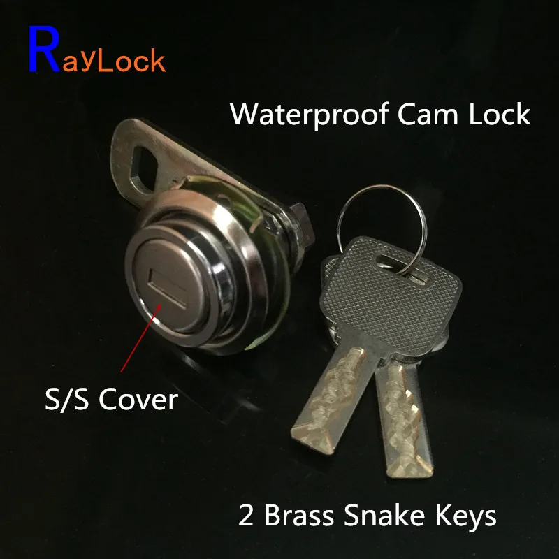 RayLock pack of 10 keyed different dust proof cover zinc alloy mailbox