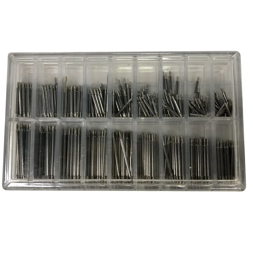 

360PCS Quick Use Professional Boxed Lugs Watch Band Spring Strap Link Pin Remover Set Stainless Watch Wrist Bands Repair Kit
