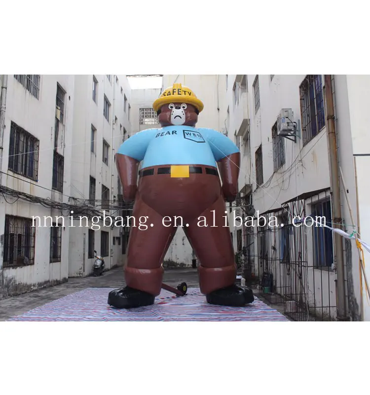 

new customized giant inflatable cartoon bear advertising bear