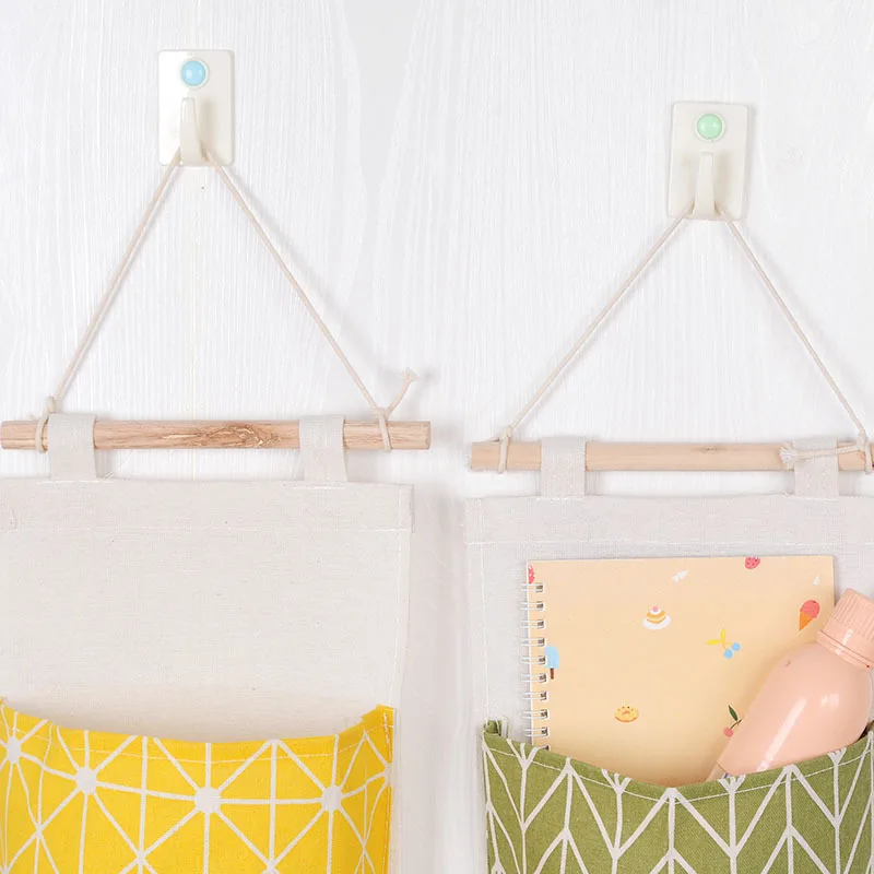 جيب كبير حقيبة للحمل للماء وراء الباب الحائط حقيبة التخزين الملابس خزانة أشتات تخزين شنقا المنظمون