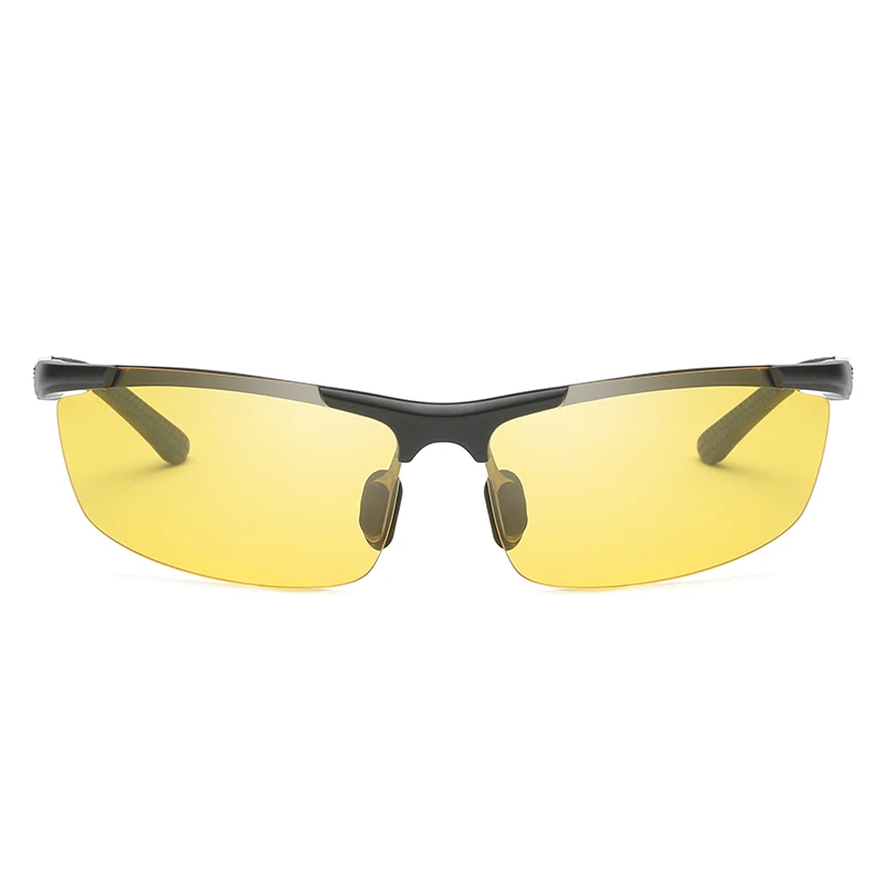 YSO, очки ночного видения, мужские, алюминиево-магниевая оправа, поляризованные очки ночного видения для вождения автомобиля, рыбалки, антибликовые, 8530