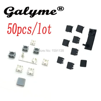 

50pcs/lot For PS3 Slim 2000 3000 Replacement Rubber Feet & Plastic Button Screw Cap Cover Set For Sony Playstation 3 Controller