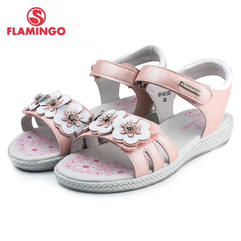 

FLAMINGO famous brand 2016 New Arrival Spring & Summer Kids Fashion High Quality sandals for girls 61-QS130