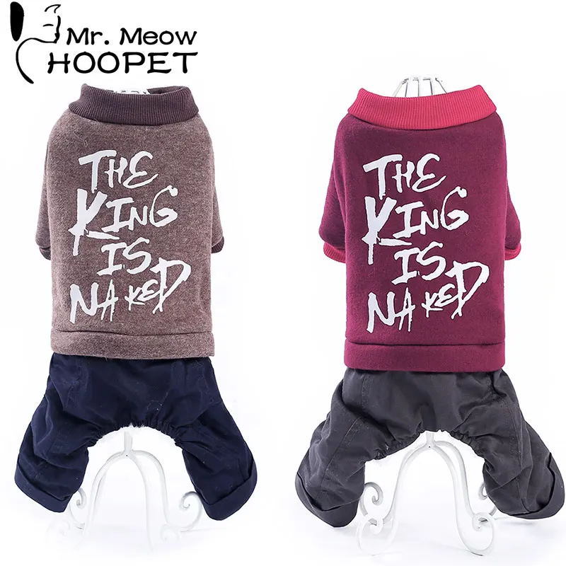 

Hoopet Pet Dog Cat Clothes Small Puppy Jacket Warm Autumn Winter Clothes Dog Outfit Coat Cat Dress