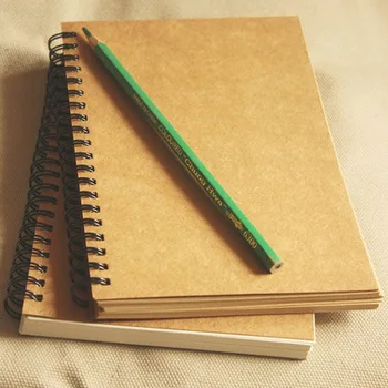 

1pcs wholesale retro cowhide coil sketchbook painting graffiti blank book creative notebook notebook can be customized