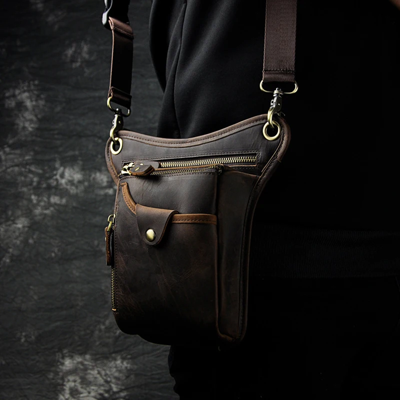 Norbinus натуральная кожа, мужская сумка, натуральная кожа, поясная сумка, повседневная сумка через плечо, сумка-мессенджер, мужская сумка для телефона