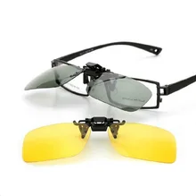 El conductor polarización Masculina señoras gafas de sol Gafas de visión nocturna clip de fabricante de la caja de gafas de sol hombre gafas de sol de piloto
