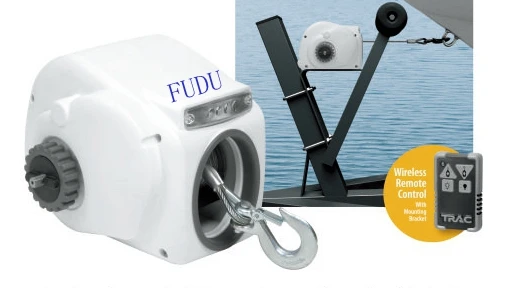 Marine Saltwater Small Craft 12V Electric Trailer Winch with cable For