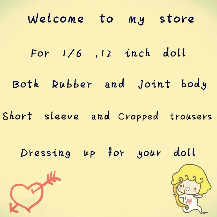 Наряды для Blyth doll, короткие рукава и полосатые укороченные брюки для суставов, боди coll dressing 1/6 bjd icy dbs doll pullip