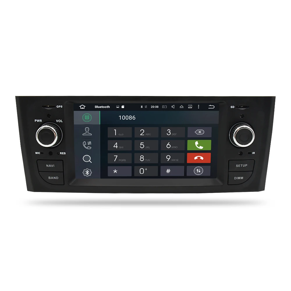 Flash Deal IPS Screen Android 9.0 Car Radio GPS Navigation Multimedia Stereo For Fiat Grande Punto Linea 2006-2012 DVD WIFI Bluetooth 5